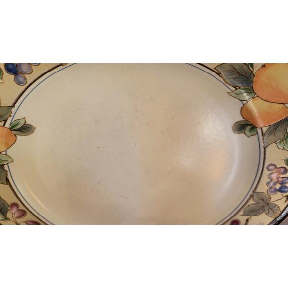 (Qty 1) Mikasa Intaglio GARDEN HARVEST Dinner Plate 11 1/8" CAC29 Stoneware - Picture 7 of 11